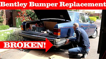 Bentley Turbo R Bumper Replacement - How Hard Can It Be To Repair A Bentley...?