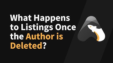 What Happens to MyListing Single Listings Once the Author is Deleted?