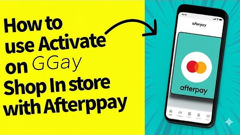 How to Use Afterpay In store    Shop In store with Afterpay