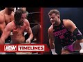 The History of AEW World &amp; ROH Tag Champion, MJF vs. Bullet Club Gold&#39;s Jay White! | AEW Timelines