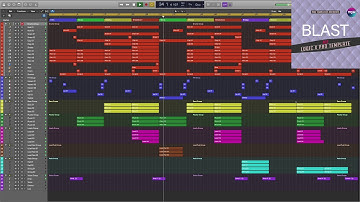 Pop Logic X Pro Template Blast #logicproxtemplate #logicprox #logicpro