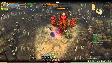 Tree of Savior - Level 116 Hoplite killing Cactusvel (Level 124 boss)