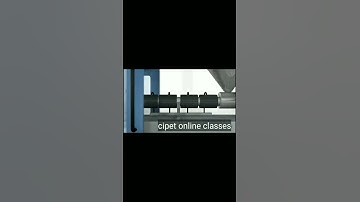 cipet online classes/injection moulding machines