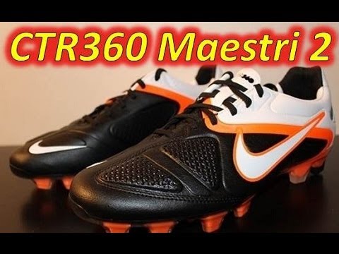 veinte Visualizar Virus Nike CTR360 Maestri II Black/White/Total Orange - UNBOXING - YouTube