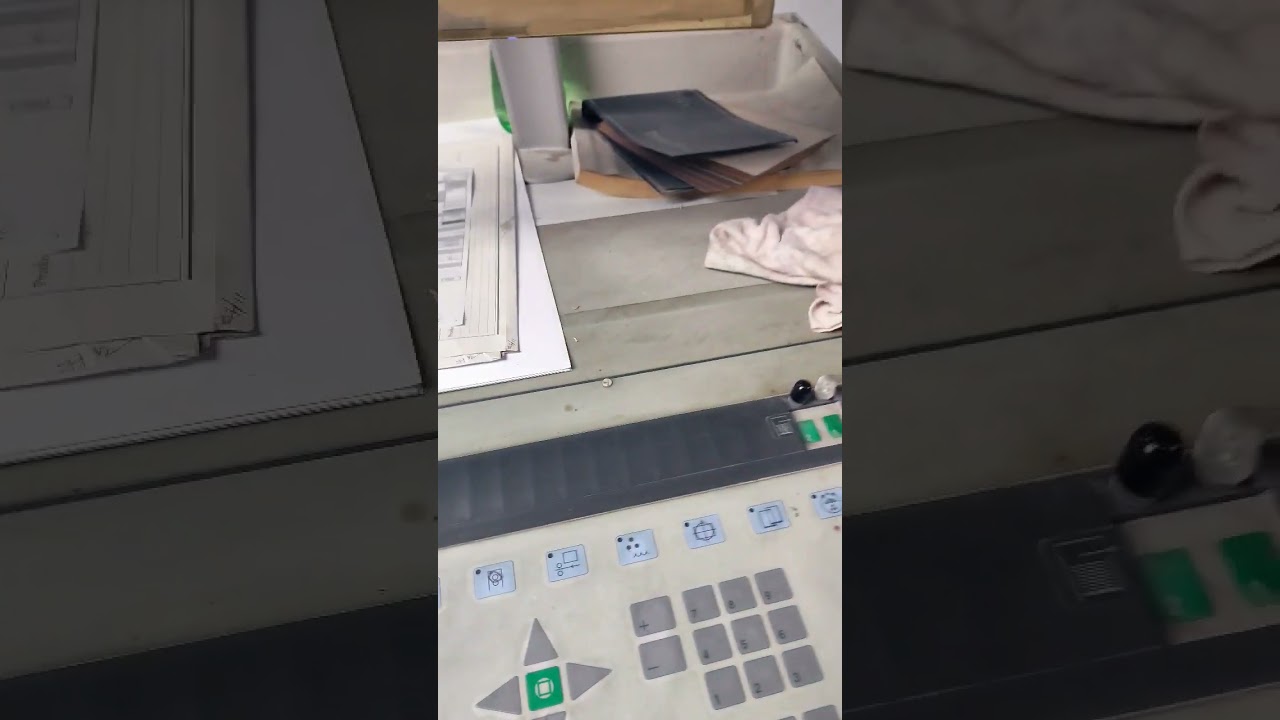 rolland 2 colour offset printing machine error position drive in print unit 1 and 2 