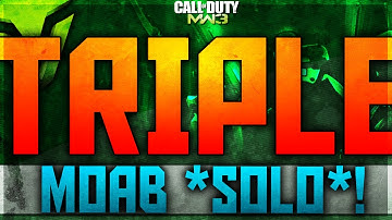 MW3: Solo Triple MOAB By Volt Velux! | Exo Survival + Destiny Will Die? - MW3 (Modern Warfare 3)