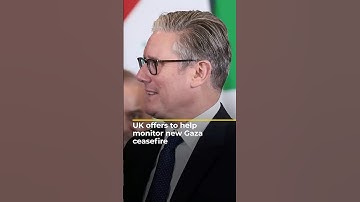 UK offers to help monitor new Gaza ceasefire | AJ #shorts