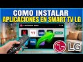 COMO INSTALAR APLICACIONES EN SMART TV LG.