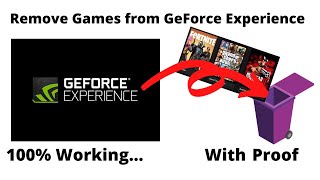 How to remove games from Nvidia GeForce Experience | 2020 screenshot 5