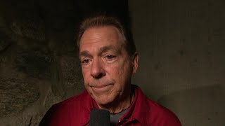 Nick Saban reacts to losing the Rose Bowl to Michigan | ESPN College Football