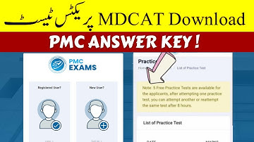 Download Solved PMC MDCAT 2022 Exam All Practice Tests With Answer Key