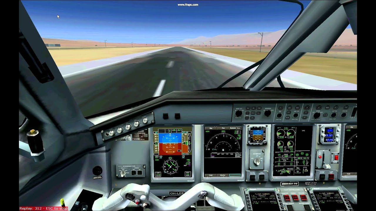 Landing in Eilat [Cockpit View] [FS2004] - YouTube