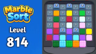 Celebrity Marble sort Level 814 solution gameplay Wealth