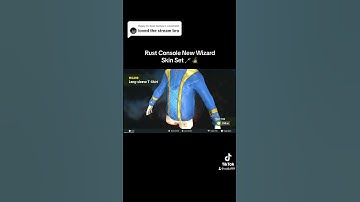 Rust Console New Wizard Skin Set…#shorts #rust #rustconsole