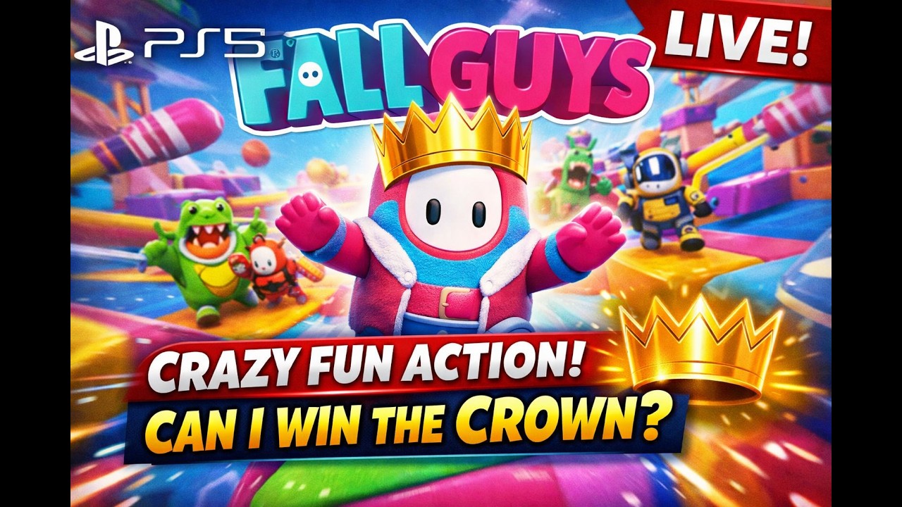 🎮 Fall Guys PS5 Gameplay | Funny Moments & Ultimate Wins 😂🔥
