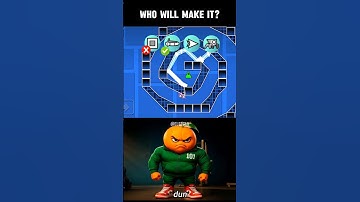 Impossible challange Vs Italian brainrot squid game?! 😱🔥 #geometrydash #shorts