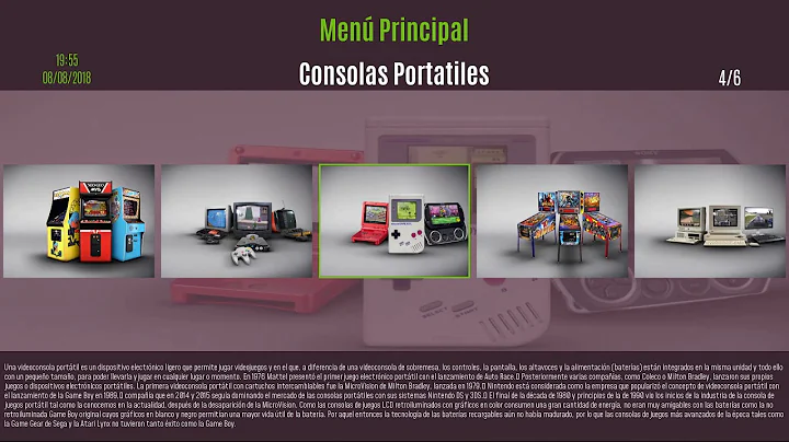 ioflat menu Un menú principal para Attract-Mode [wip]