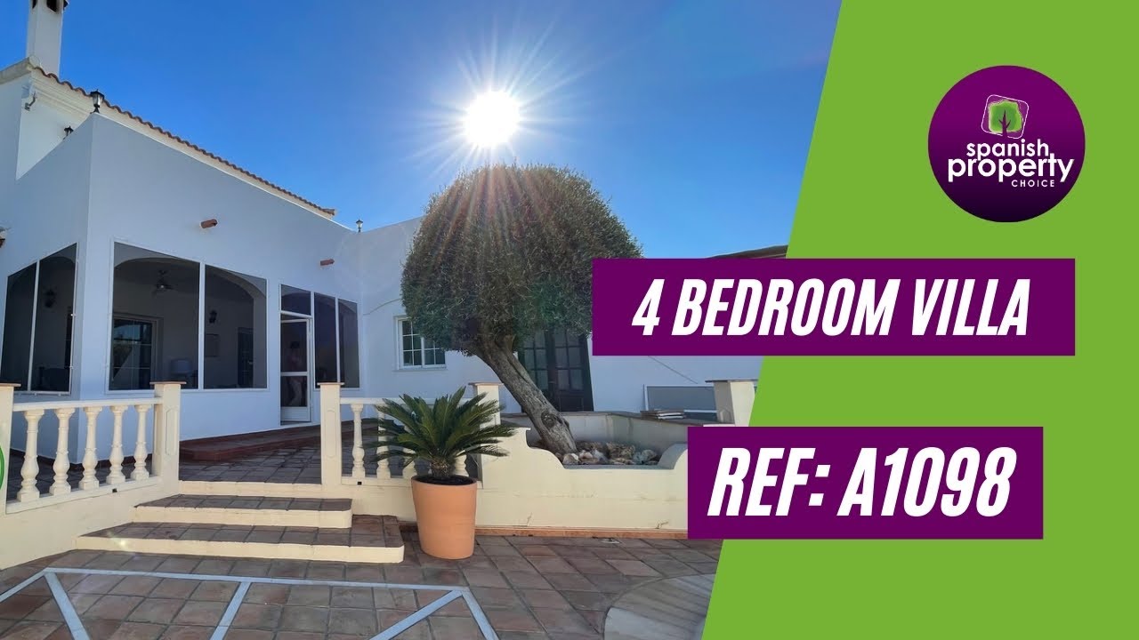 Spanish Property Choice Video Property Tour - Villa A1098 Arboleas, Almeria, Spain. 199,000€