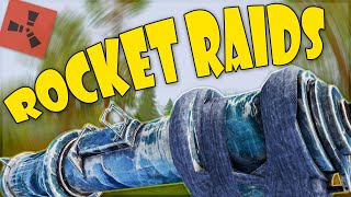 Rust - RAIDING A CAVE BASE (30+ Rockets)