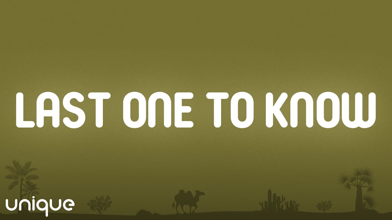 Gavin Adcock - Last One To Know (Lyrics) Gavin Adcock - Last One To Know (Lyrics)