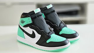 Nike Air Jordan 1 Retro High OG Green Glow unboxing