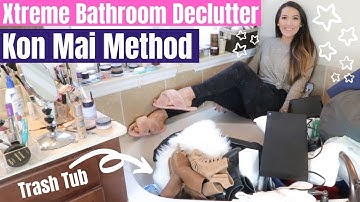 DECLUTTERING YEARS OF HOARDING BATHROOM & MAKEUP DECLUTTER | Mai Zimmy Declutters