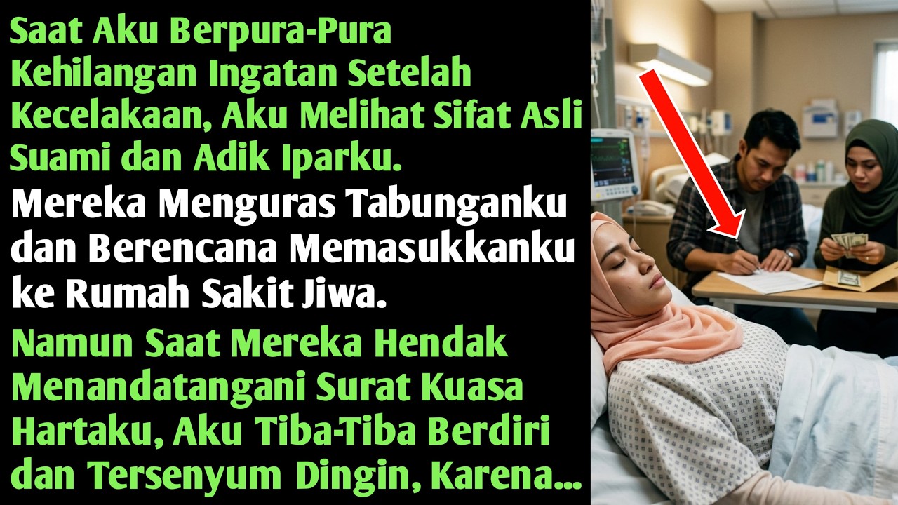 Aku Pura-Pura Amnesia Setelah Kecelakaan, Suamiku Malah Berencana Memasukkanku ke Rumah Sakit Jiwa
