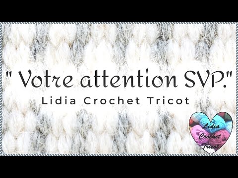 Châle Jazz: tutoriel crochet Lidia Crochet Tricot