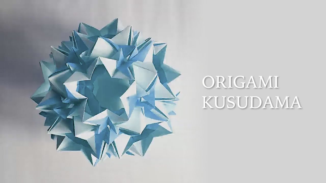 折り紙】くす玉 - Quirky / Origami Kusudama - Quirky - YouTube