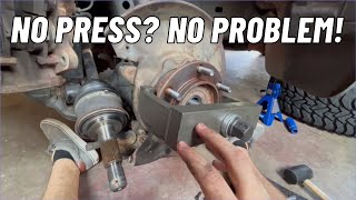 Replacing a Front Wheel Bearing on 2002 Tundra 4WD