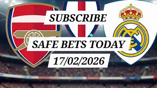 Football Predictions Today 17022026 Soccer Predictions  Todaybetting Tips footballpredictions 