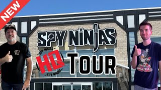Spy Ninjas HQ Tour in Las Vegas - First YouTube theme park #spyninjas #arcade
