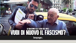 Come reagiresti alle leggi fasciste?