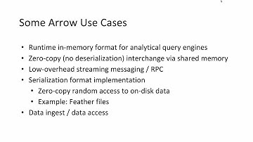 Apache Arrow: Cross-Language Development Platform for In-Memory Analytics