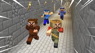 Zengin, Fakiri hapisten kaçırıyor (Minecraft)