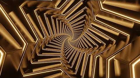 Free VJ Loop Twisting Star Gold Animation in Blender 3.3