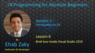 01-06 Brief tour inside Visual Studio 2019 [English]
