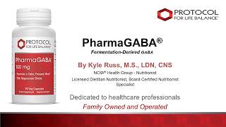 PharmaGABA 100 and 250 mg the newest GABA supplements launched by PFLB