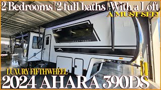 2024 AHARA 390DS Luxury Fifth Wheel By East To West  at Couchs RV Nation a RV Wholesaler