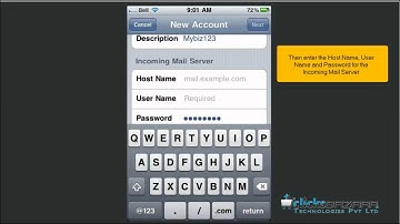 How to setup an IMAP email account on your iPhone