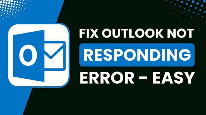 How to Fix MS Outlook Not Responding Error !