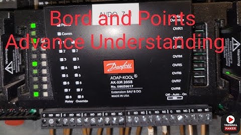 Danfoss - Combination Board AK-XM 205B Bord and Point Explaned