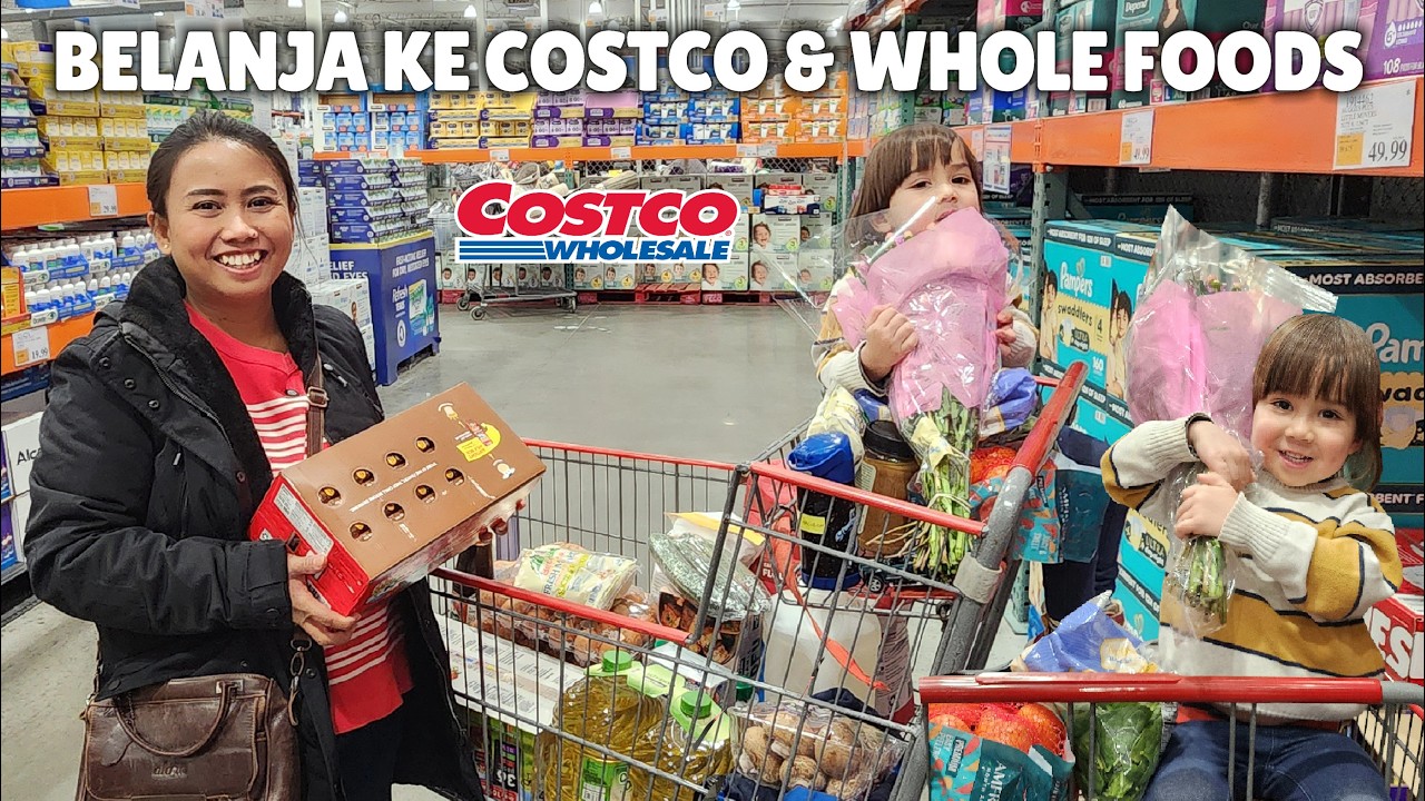 BORONG TELUR & SUSU GROSIRAN DI COSTCO II WOW‼️SUAMI TIBA-TIBA JADI ROMANTIS, BELI BUNGA VALENTINE🥰