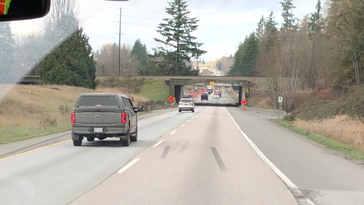 December 23, 2023 Hwy 1 widening Langley to Abbotsford (216th to Highway 11)