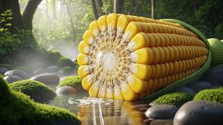Golden Corn Fountain… This Will Make You Sleep Instantly 🌽💧