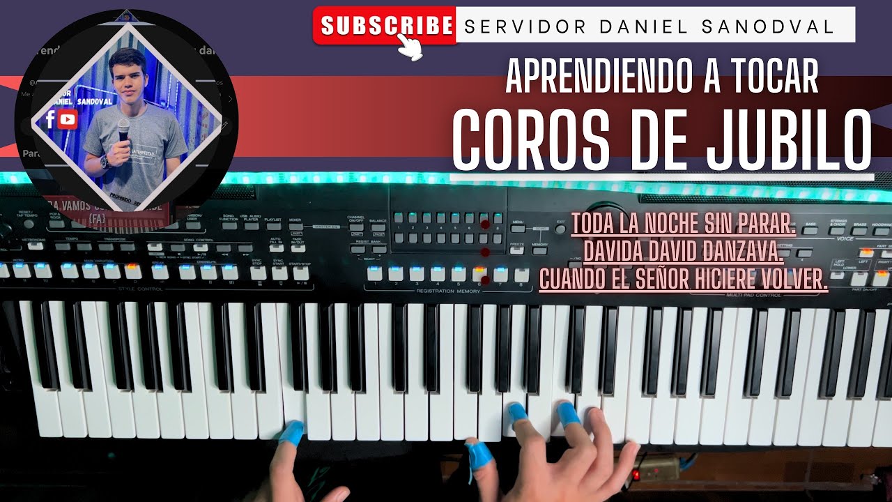 Aprendiendo a tocar coros de júbilo de una manera facil y bonita.🎹🎺@Aprendiendo piano con Servidor daniel Sandoval