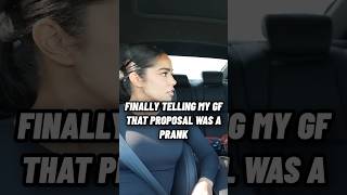 I told her I proposed as a joke! WHAT HAPPENS NEXT IS CRAZY #shorts