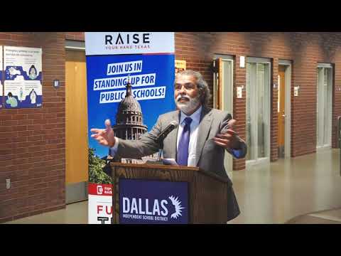 Raise Your Hand Texas Press Conference at Kathlyn Joy Gilliam Collegiate Academy, 4/30/21