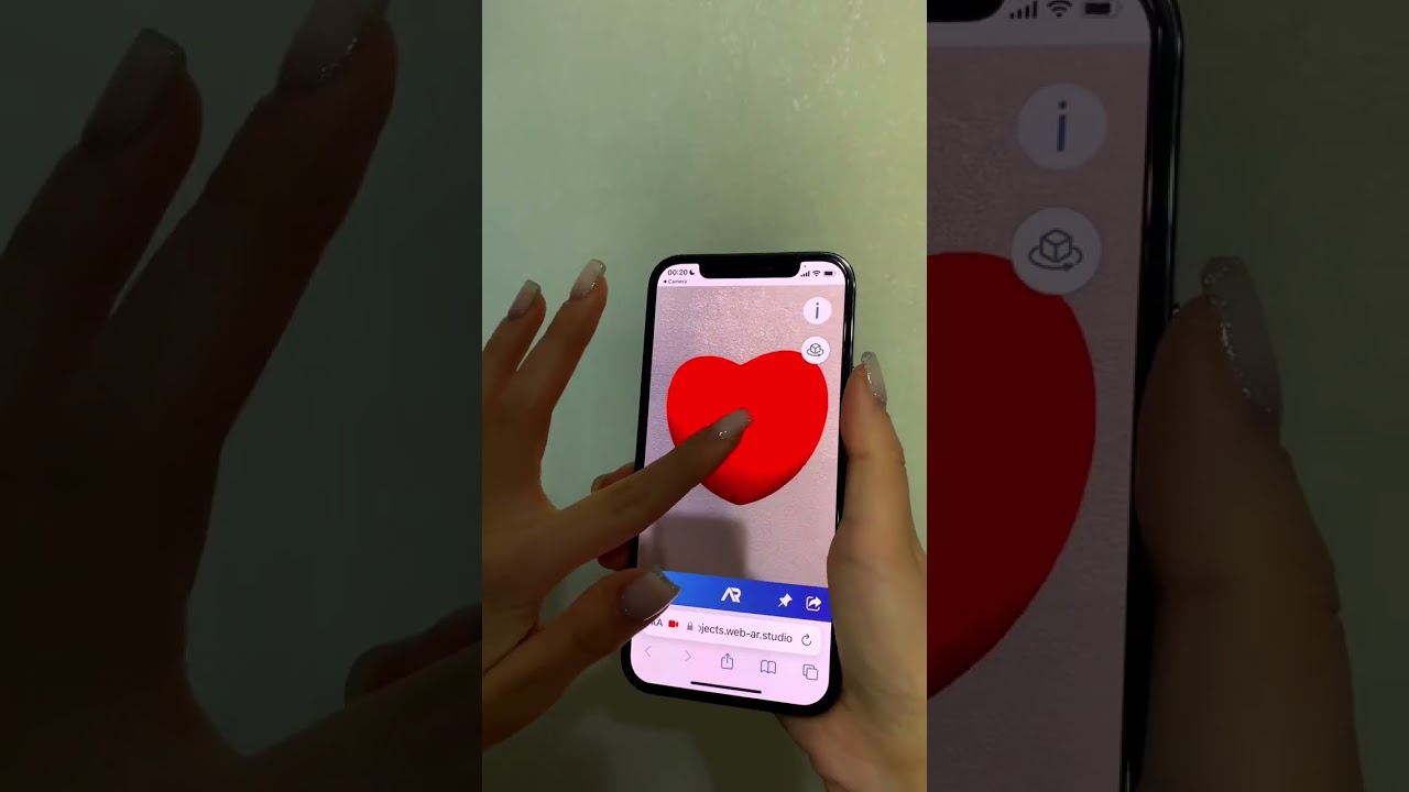 3D model created on Web-AR.Studio.  Create any of your models! 