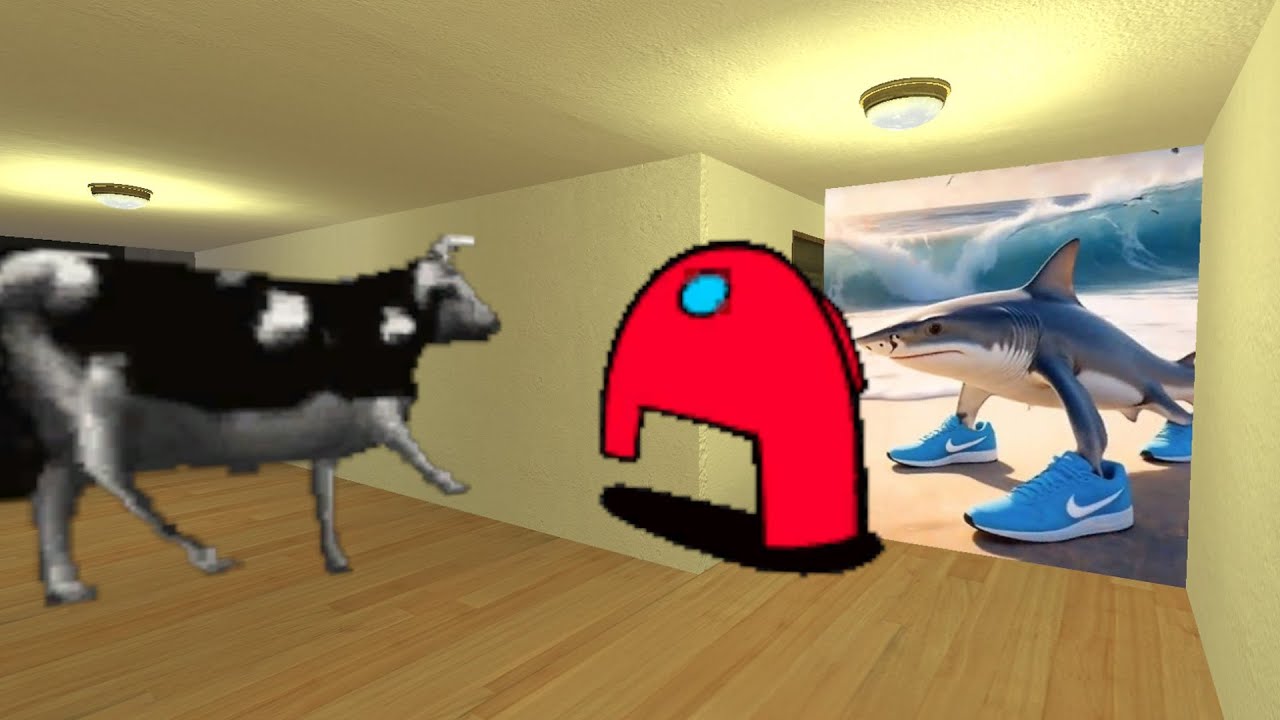 Polish Cow, Scary Among Us And Tralalero Tralala Nextbot Gmod